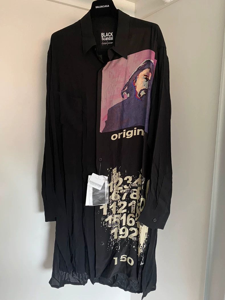 Yohji Yamamoto Yohji Yamamoto 20SS Smoking Print Shirt Size US M / EU 48-50 / 2 - 5 Thumbnail