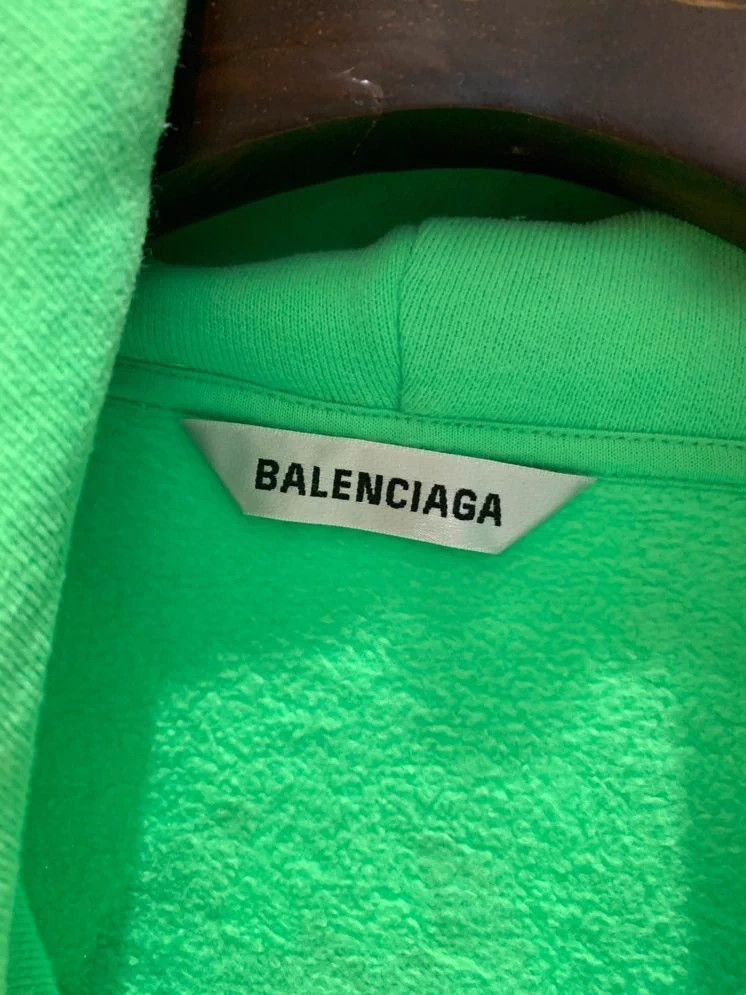 Balenciaga Balenciaga Green Cow Hoodie XS Size US XS / EU 42 / 0 - 3 Thumbnail