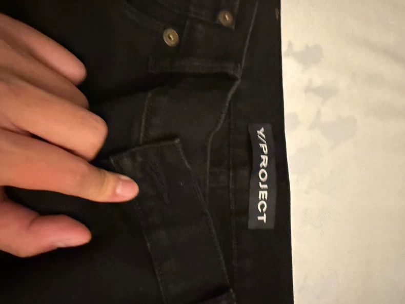 Yohji Yamamoto Y Project Cat Scratch Jeans Side Chain Size US 32 / EU 48 - 2 Thumbnail