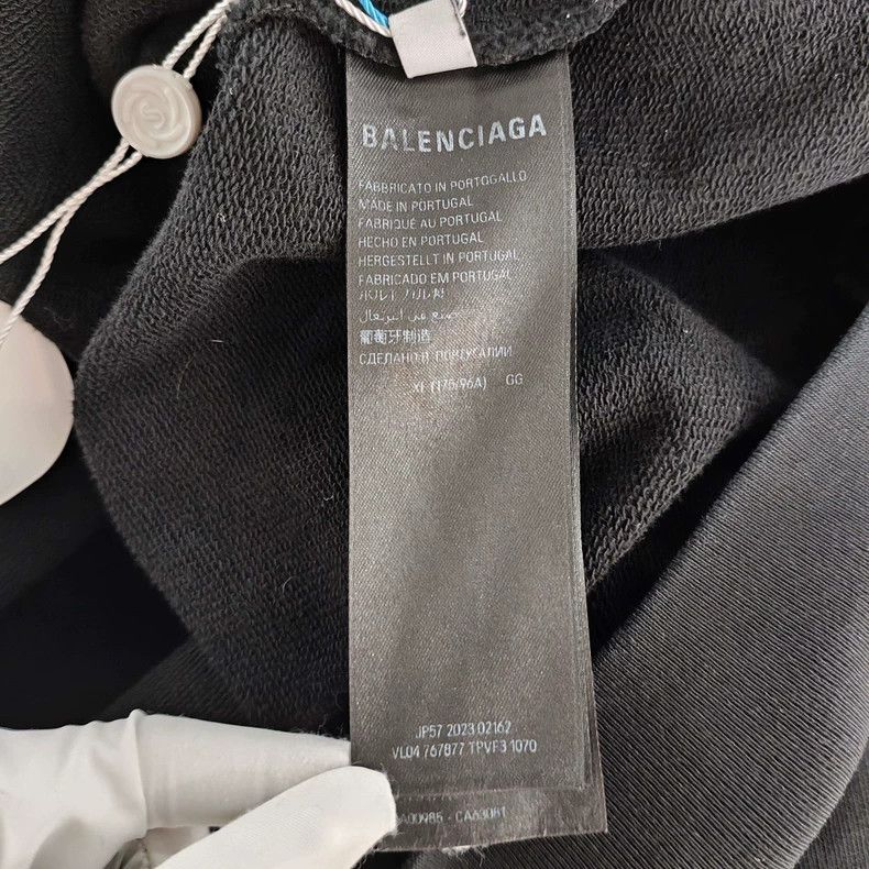 Balenciaga Balenciaga Cotton Printed Sweatshirt XL Size US XL / EU 56 / 4 - 5 Thumbnail