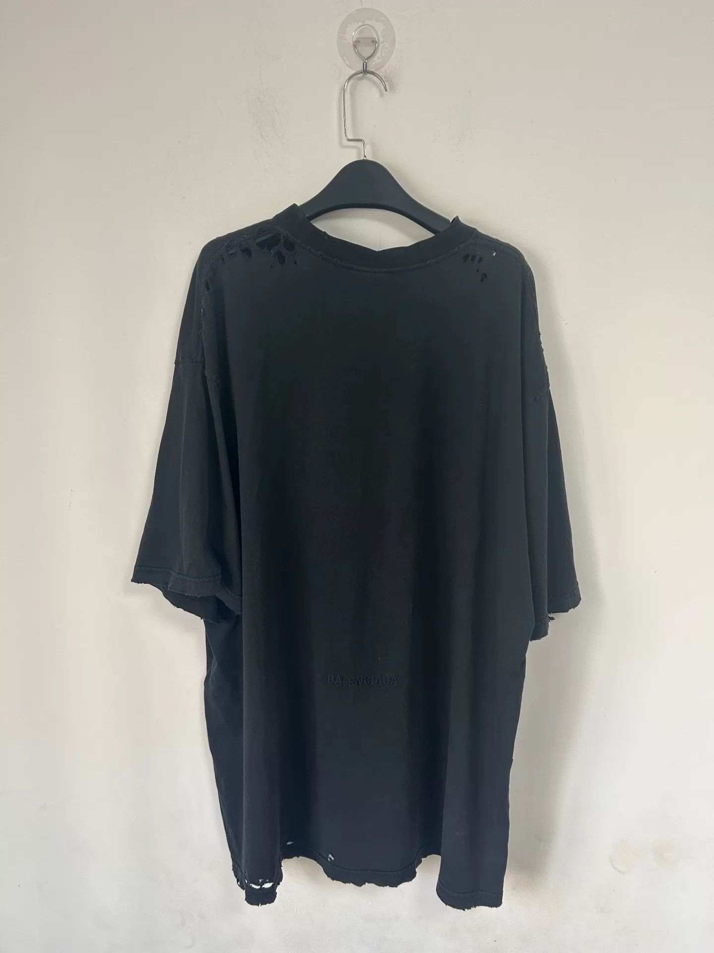 Balenciaga Balenciaga Statue of Liberty Black Tee XL Size US XL / EU 56 / 4 - 2 Thumbnail