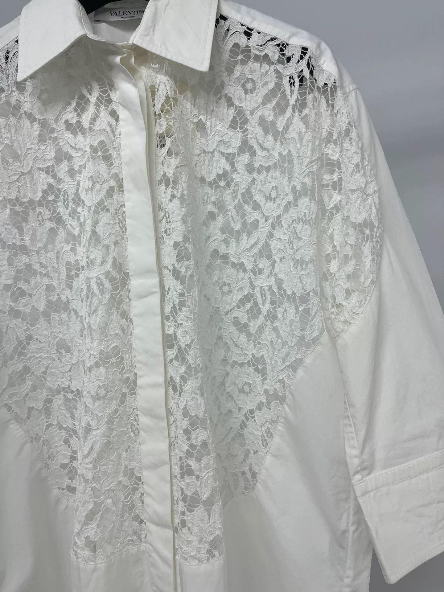 Valentino Valentino Classic Lace Shirt Size US XS / EU 42 / 0 - 3 Thumbnail