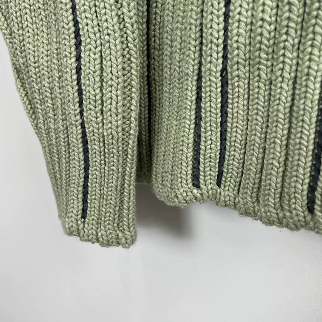Hermes Hermes Green Loose Knit Sweater M Size US M / EU 48-50 / 2 - 4 Thumbnail