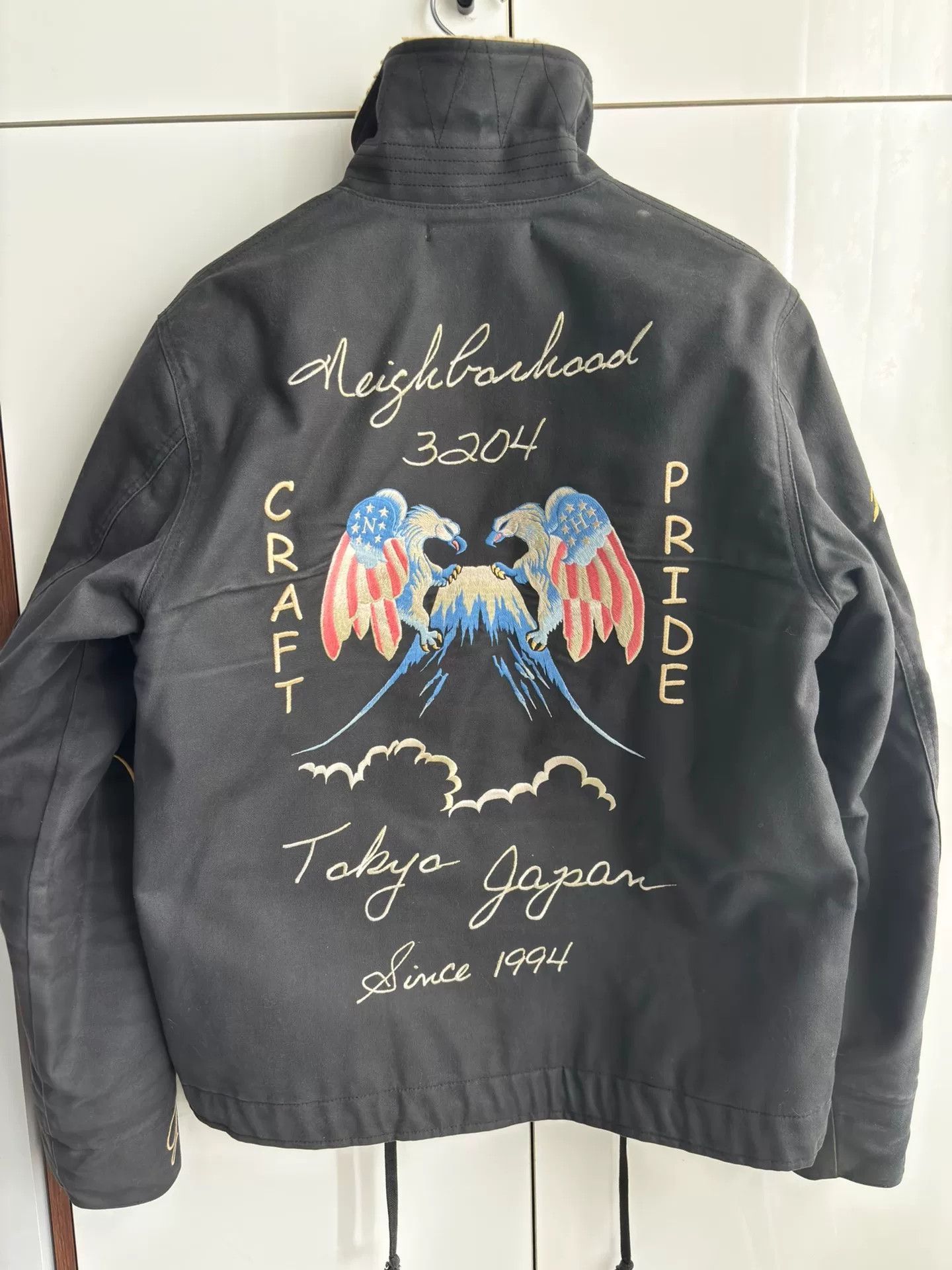 Neighborhood Neighborhood Embroidered Military Jacket Size US XL / EU 56 / 4 - 2 Thumbnail