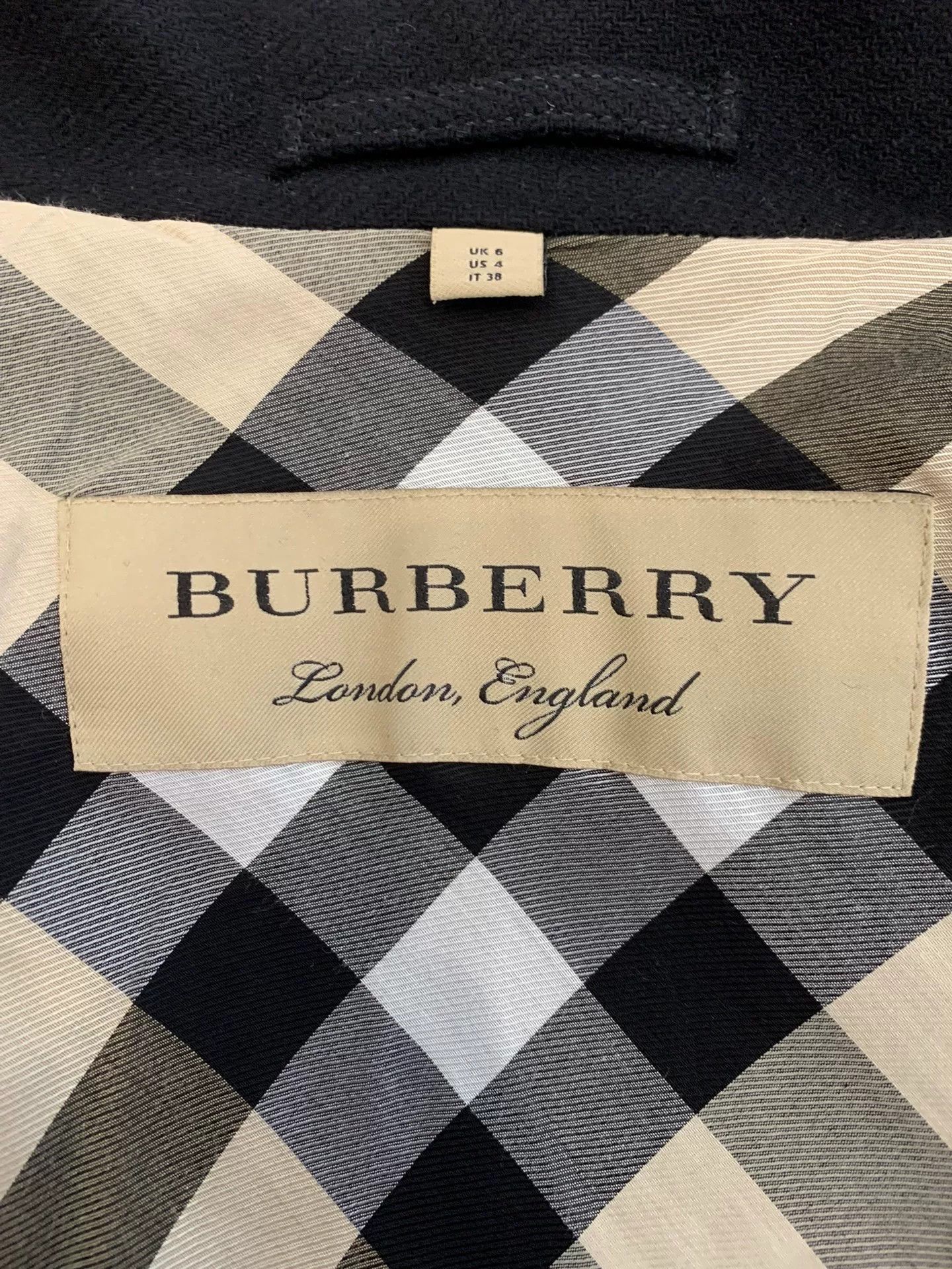 Burberry Burberry Black Wool Trench Coat Women Size US M / EU 48-50 / 2 - 6 Thumbnail