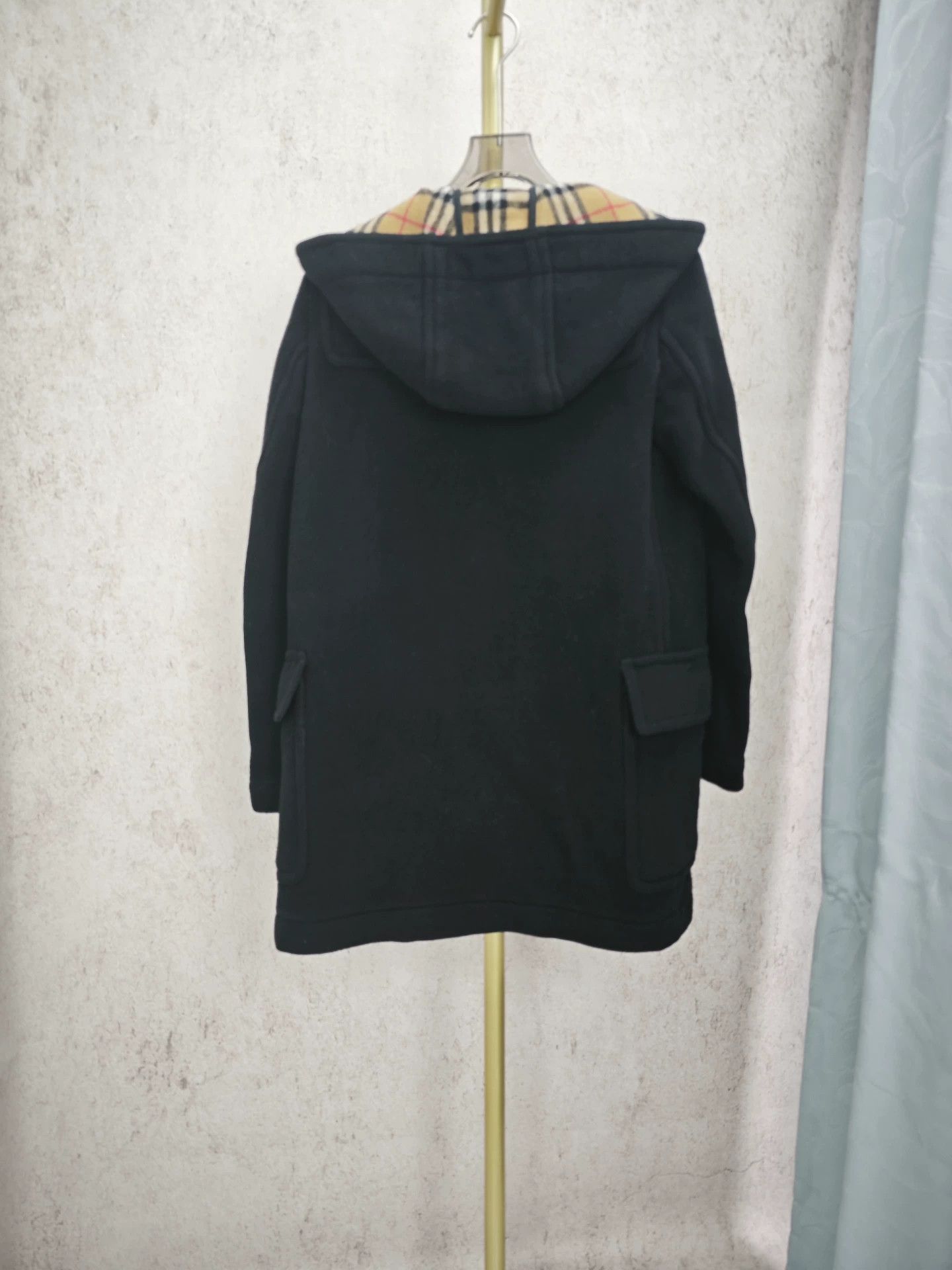 Burberry Burberry Black Wool Toggle Coat UK8 Size US M / EU 48-50 / 2 - 6 Thumbnail
