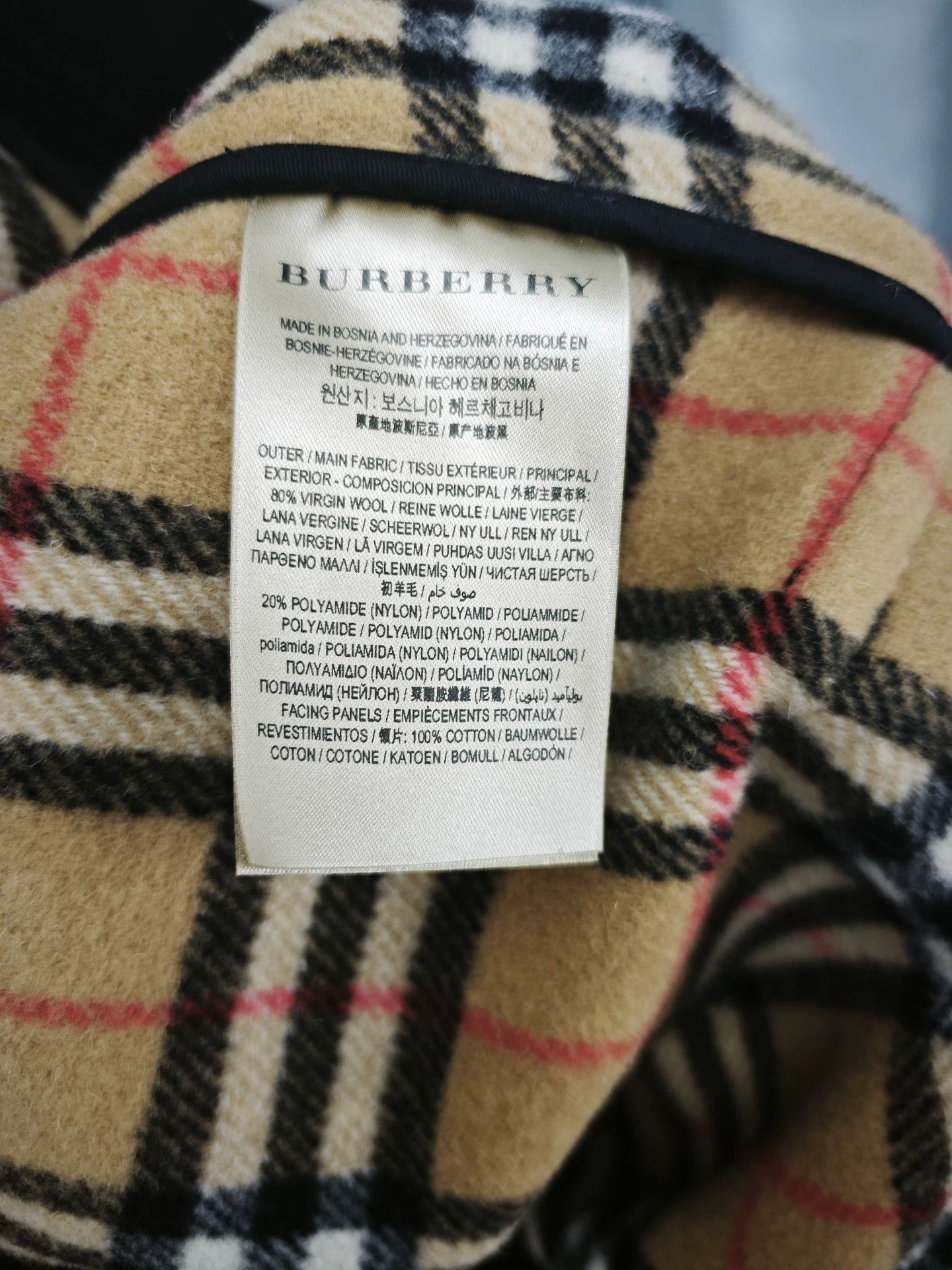 Burberry Burberry Black Wool Toggle Coat UK8 Size US M / EU 48-50 / 2 - 5 Thumbnail