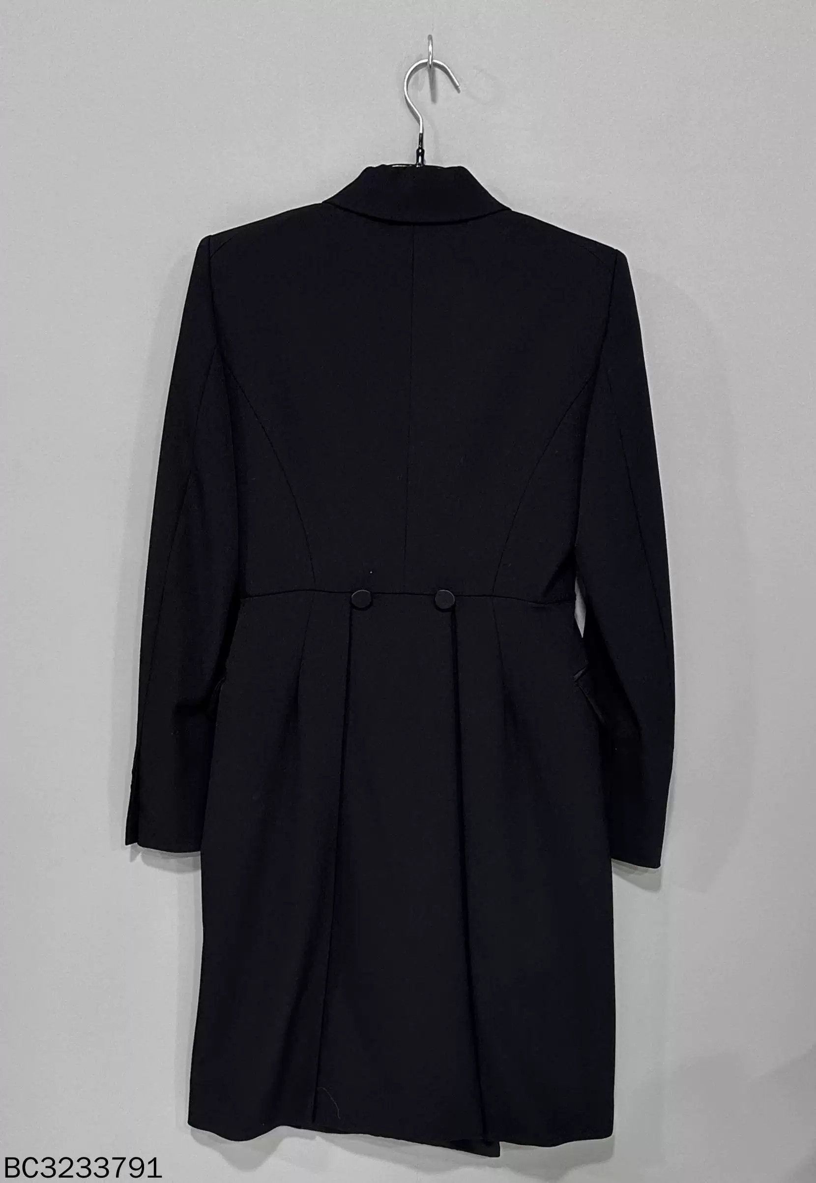 Max Mara long black coat by MaxMara Size US XXS / EU 40 - 3 Thumbnail