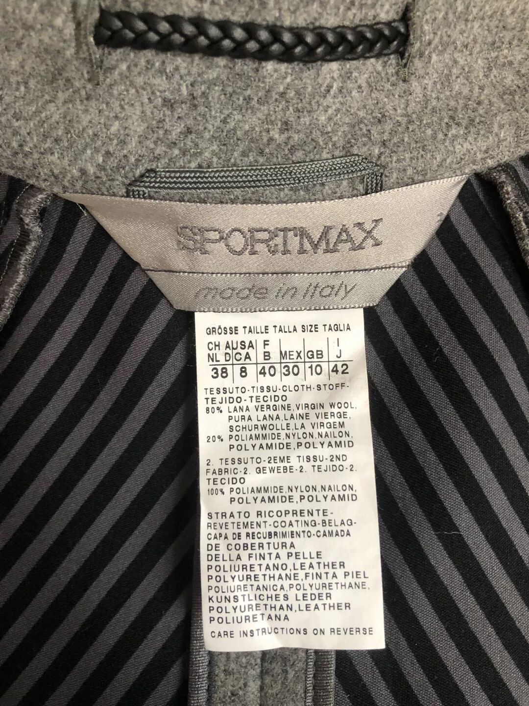 Max Mara stylish gray maxmara sport max cape Size US M / EU 48-50 / 2 - 5 Thumbnail
