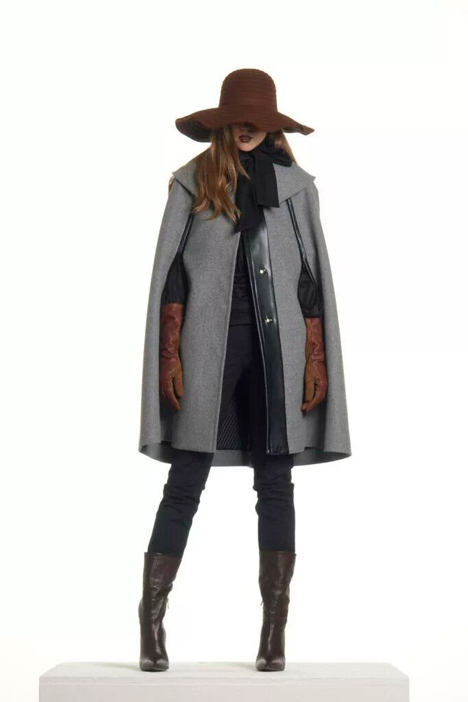 Max Mara Maxmara Sportmax Runway Cape Gray 38 Size US S / EU 44-46 / 1 - 7 Thumbnail
