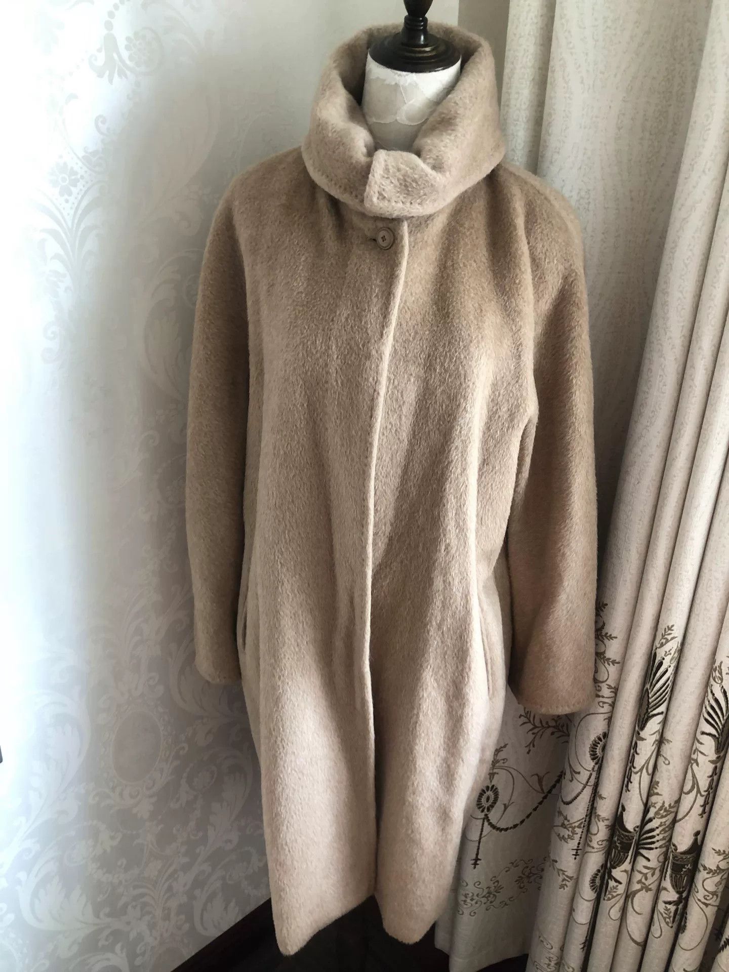 Max Mara MaxMara Alpaca Wool Coat Size 40 Size US XL / EU 56 / 4 - 6 Thumbnail