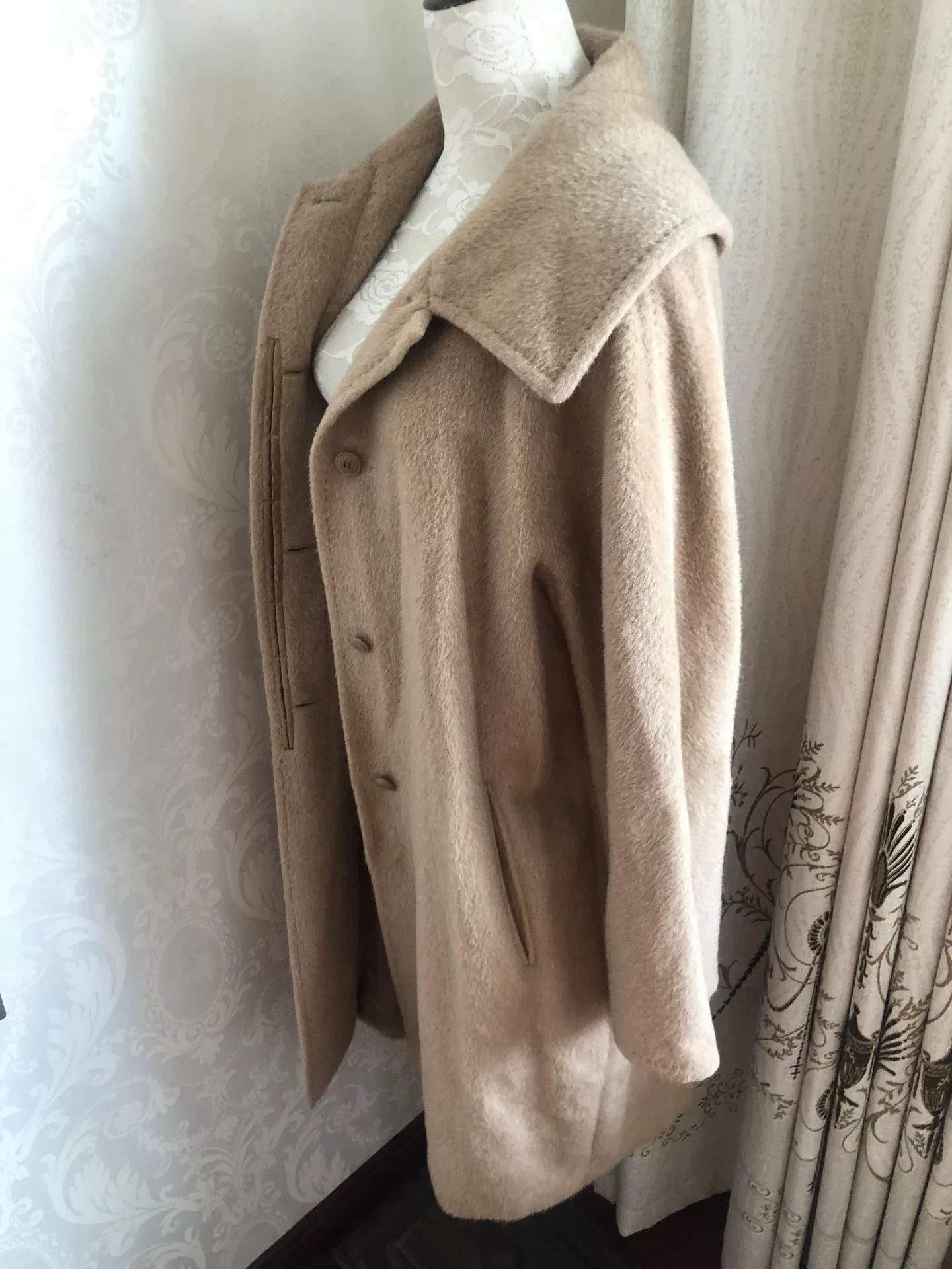 Max Mara MaxMara Alpaca Wool Coat Size 40 Size US XL / EU 56 / 4 - 4 Thumbnail