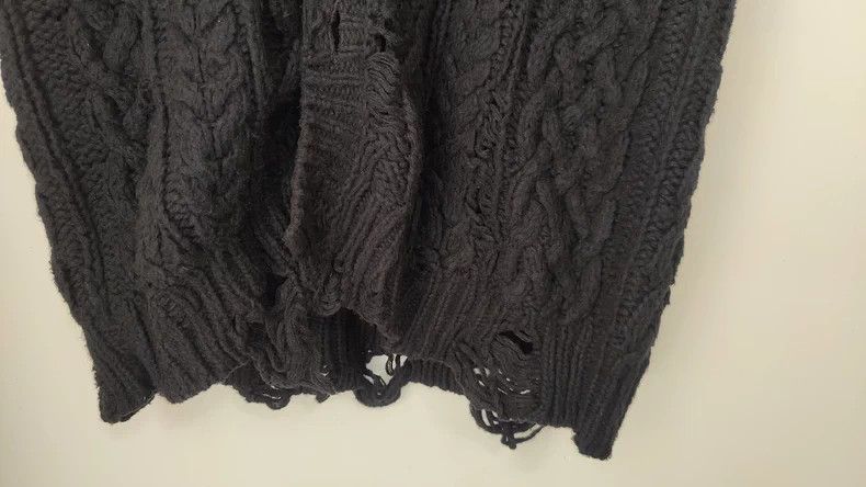 Number (N)ine Number Nine 05SS Distressed Knit Vest Size US XXL / EU 58 / 5 - 4 Thumbnail