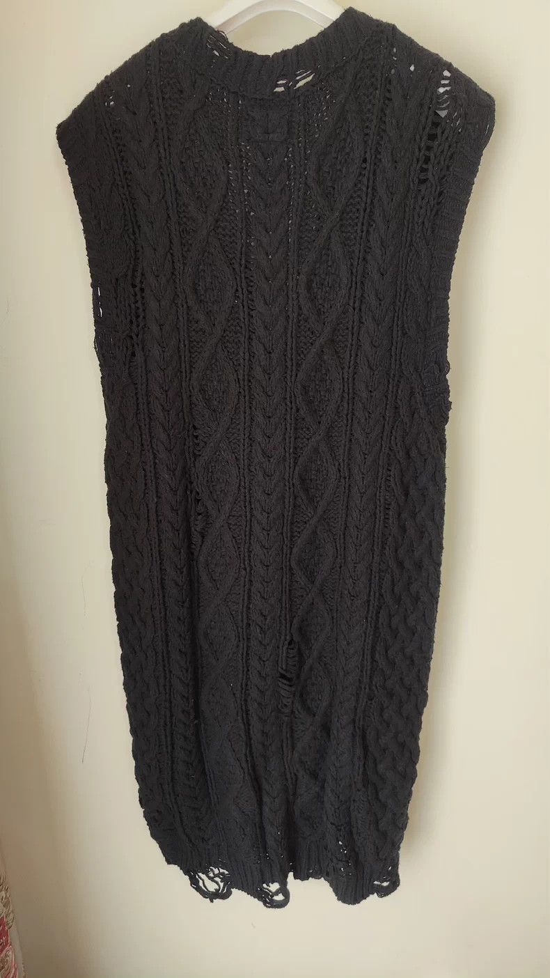Number (N)ine Number Nine 05SS Distressed Knit Vest Size US XXL / EU 58 / 5 - 6 Thumbnail
