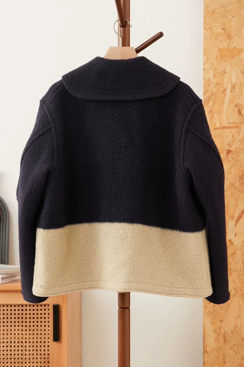 Nigel Cabourn Nigel Cabourn Navy Duffle Coat Size US XL / EU 56 / 4 - 2 Thumbnail
