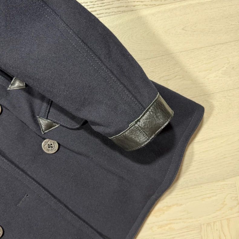 Nigel Cabourn Nigel Cabourn 740 Navy Peacoat Size US L / EU 52-54 / 3 - 3 Thumbnail
