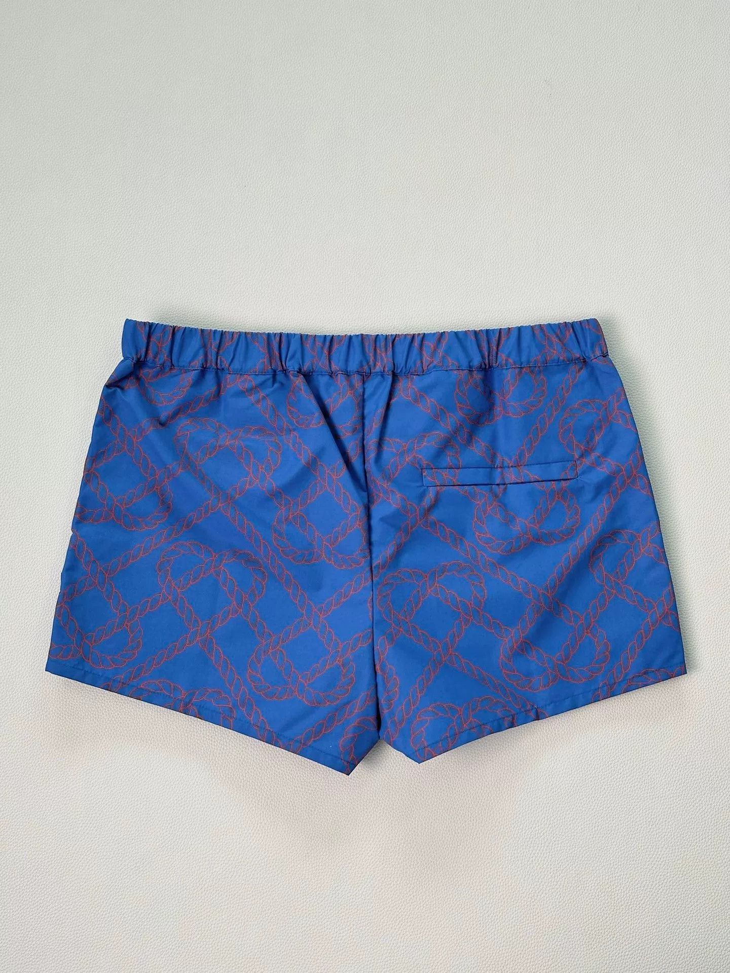 Hermes Hermes Blue Heart Print Drawstring Shorts Size US 36 / EU 52 - 8 Thumbnail