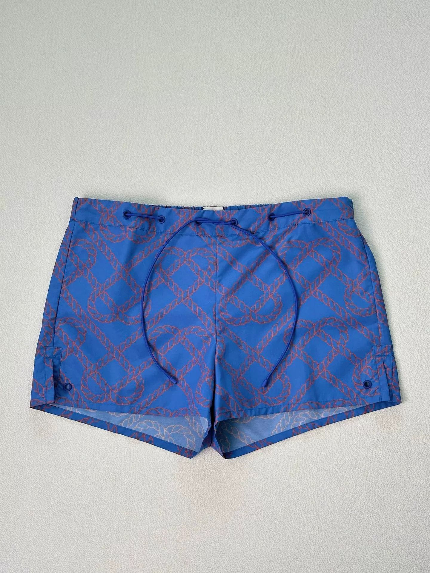 Hermes Hermes Blue Heart Print Drawstring Shorts Size US 36 / EU 52 - 3 Thumbnail
