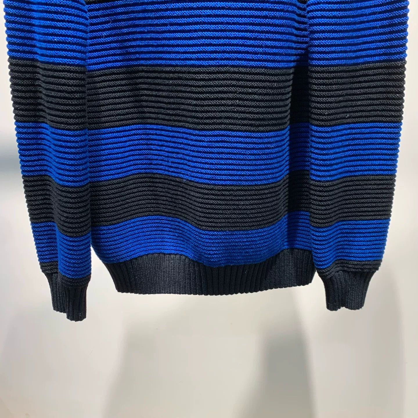 Burberry Burberry Striped Button Knit Sweater Size US M / EU 48-50 / 2 - 6 Thumbnail
