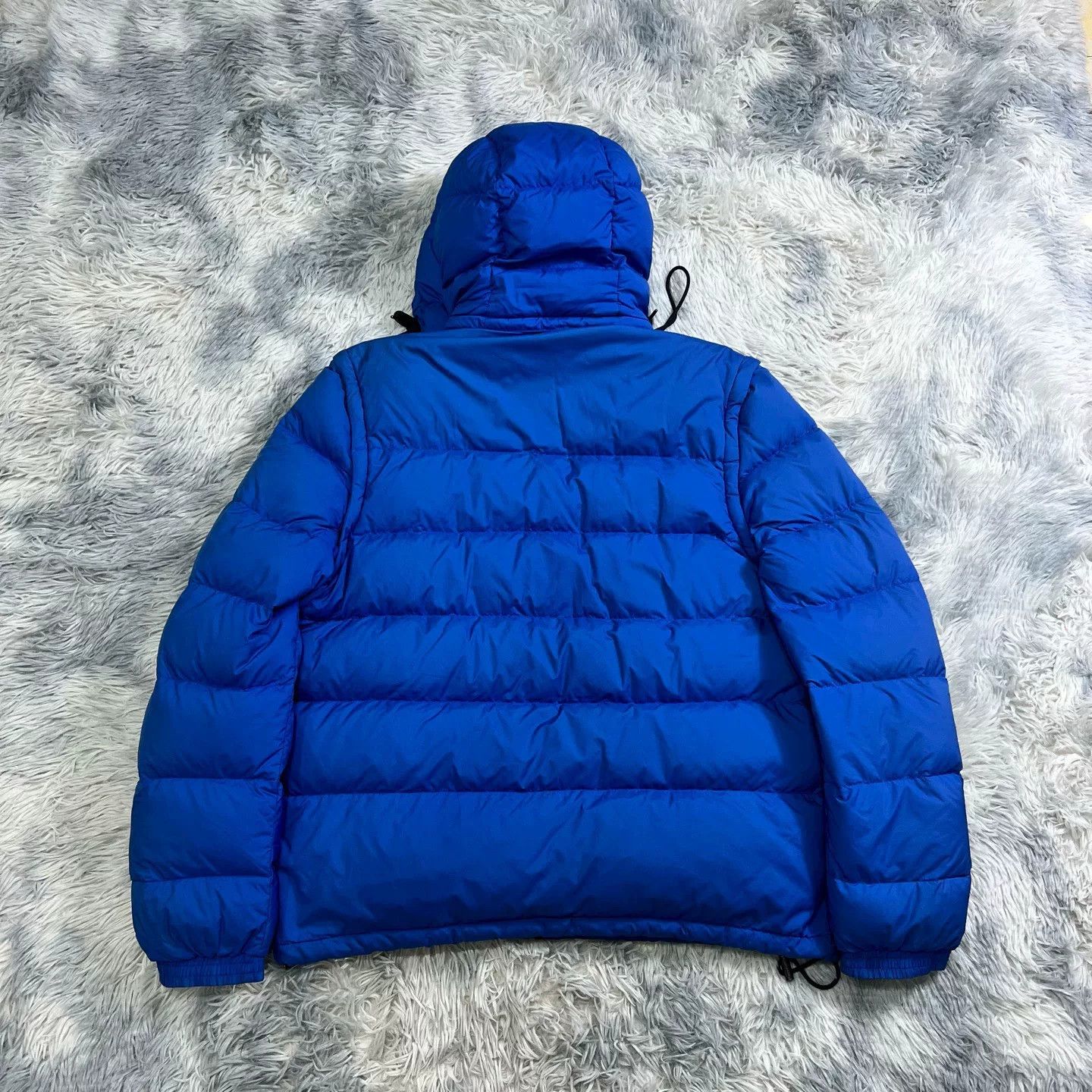 Burberry Burberry Blue Hooded Down Coat Size US XXL / EU 58 / 5 - 2 Thumbnail