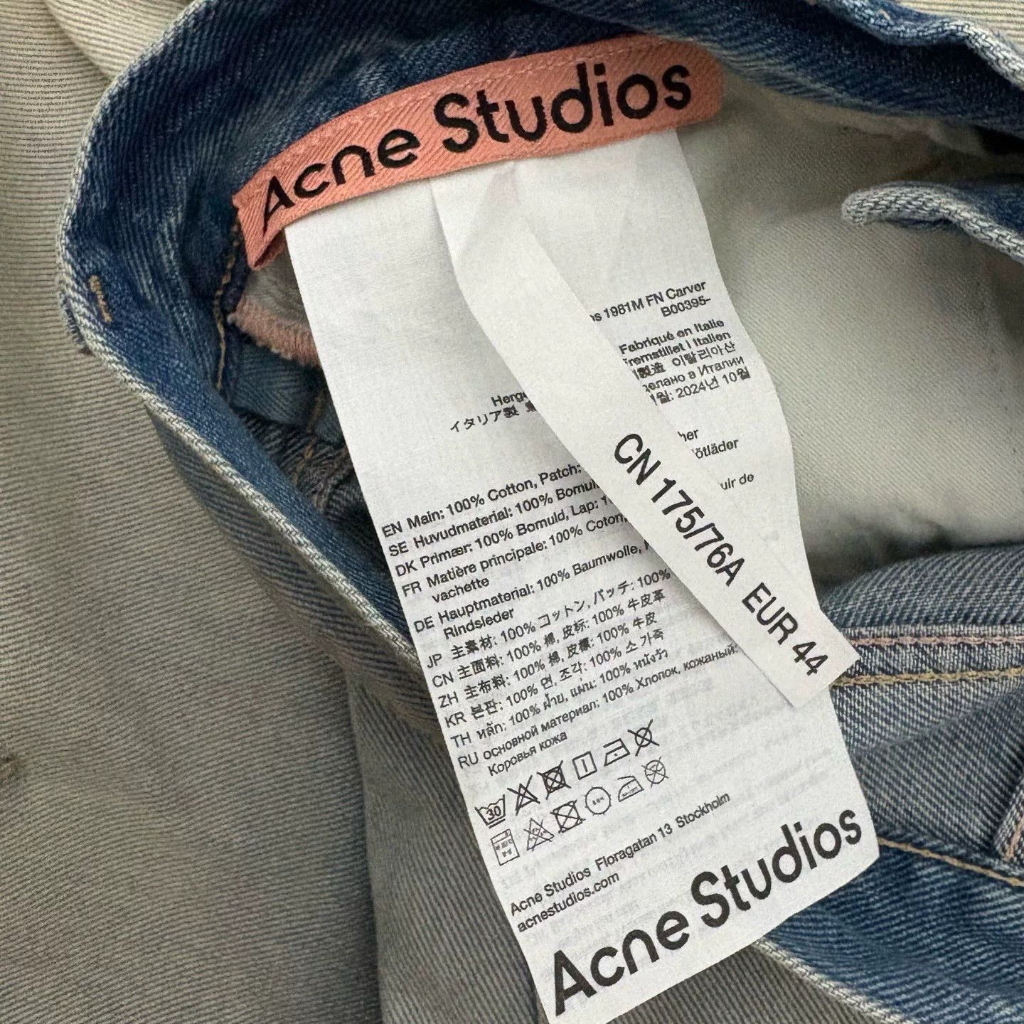Acne Studios Acne Studios 1981M Cat Scratch Jeans Size US 44 / EU 60 - 4 Thumbnail