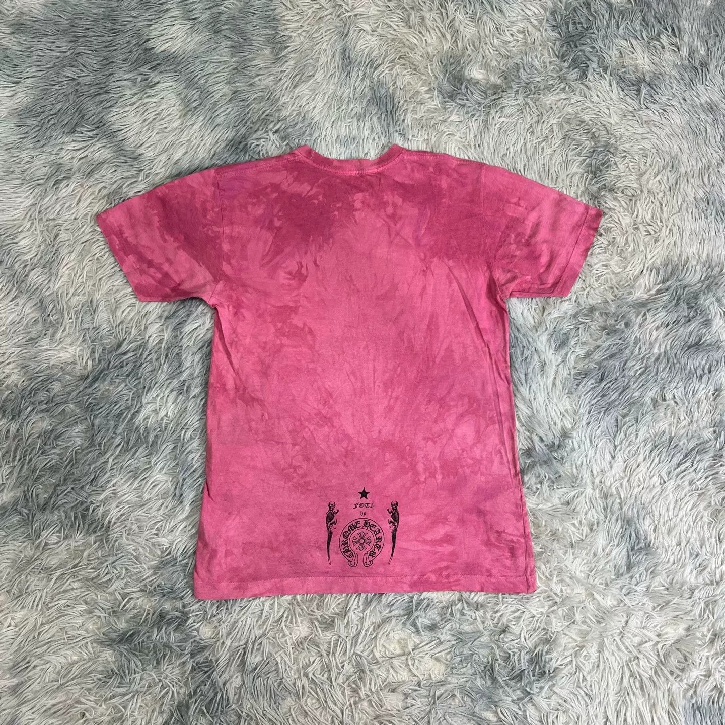 Chrome Hearts Chrome Hearts Pink Tie-Dye Short Sleeve T-shirt Size US M / EU 48-50 / 2 - 2 Thumbnail