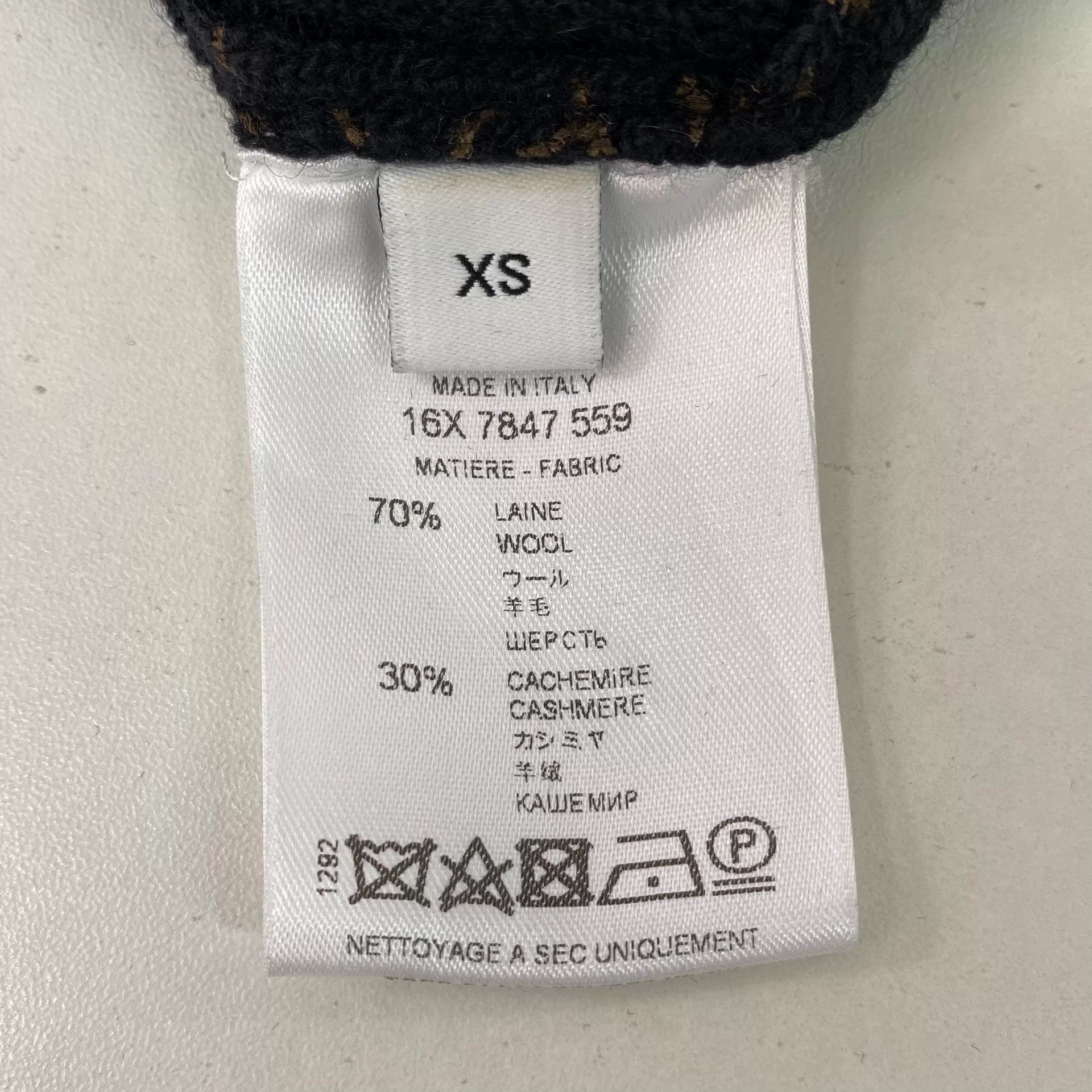 Givenchy Givenchy Dark Knit Top XS Size US XS / EU 42 / 0 - 8 Thumbnail