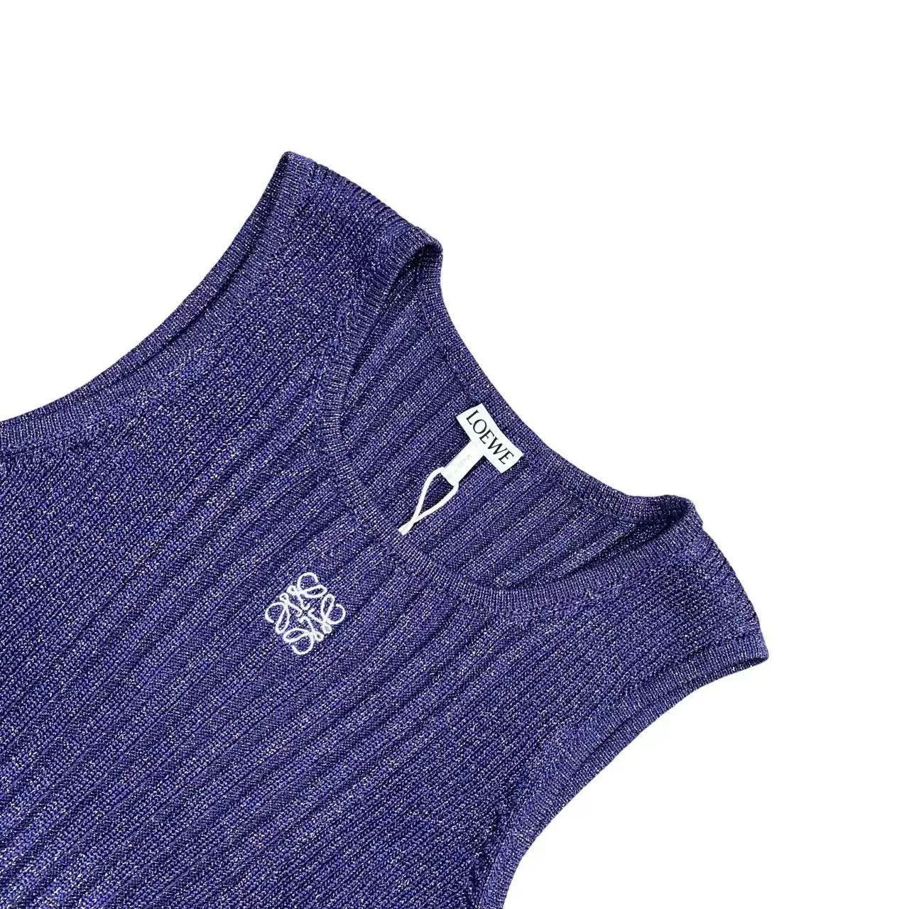 Loewe LOEWE Sleeveless Logo Knit Dress Size US S / EU 44-46 / 1 - 3 Thumbnail