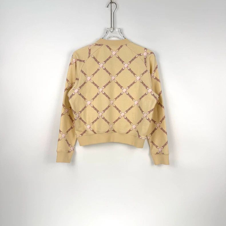 Hermes Hermes Beige Chain Pattern Sweatshirt Size US M / EU 48-50 / 2 - 4 Thumbnail