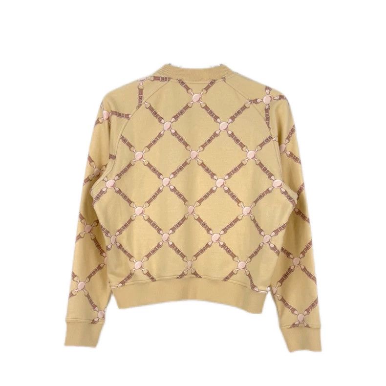 Hermes Hermes Beige Chain Pattern Sweatshirt Size US M / EU 48-50 / 2 - 2 Thumbnail