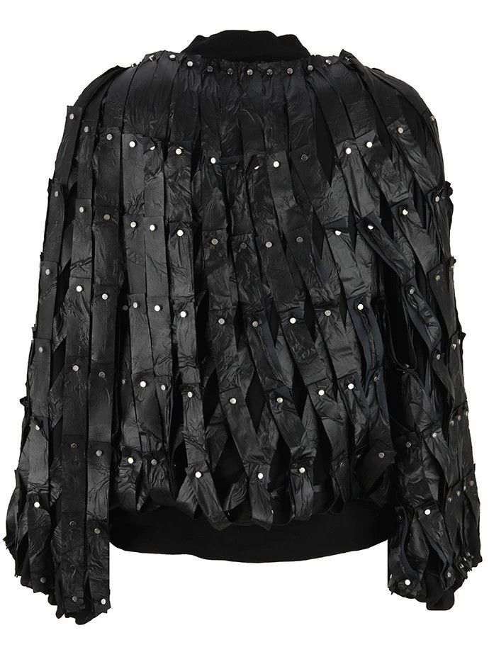 Comme des Garcons CDG Noir Kei Ninomiya Leather Zip Jacket Size US S / EU 44-46 / 1 - 2 Thumbnail
