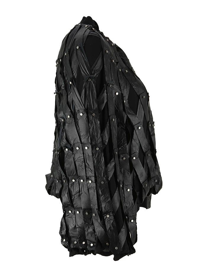 Comme des Garcons CDG Noir Kei Ninomiya Leather Zip Jacket Size US S / EU 44-46 / 1 - 3 Thumbnail