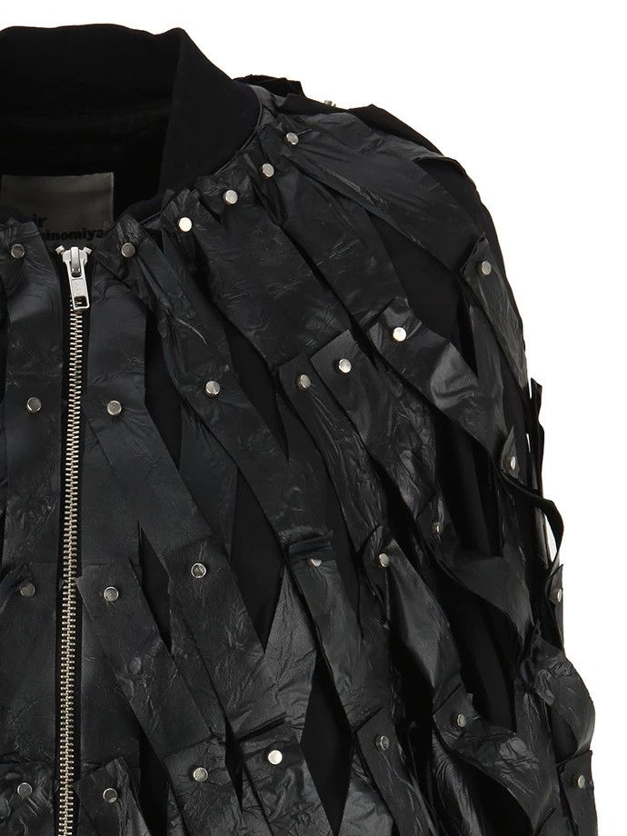 Comme des Garcons CDG Noir Kei Ninomiya Leather Zip Jacket Size US S / EU 44-46 / 1 - 4 Thumbnail
