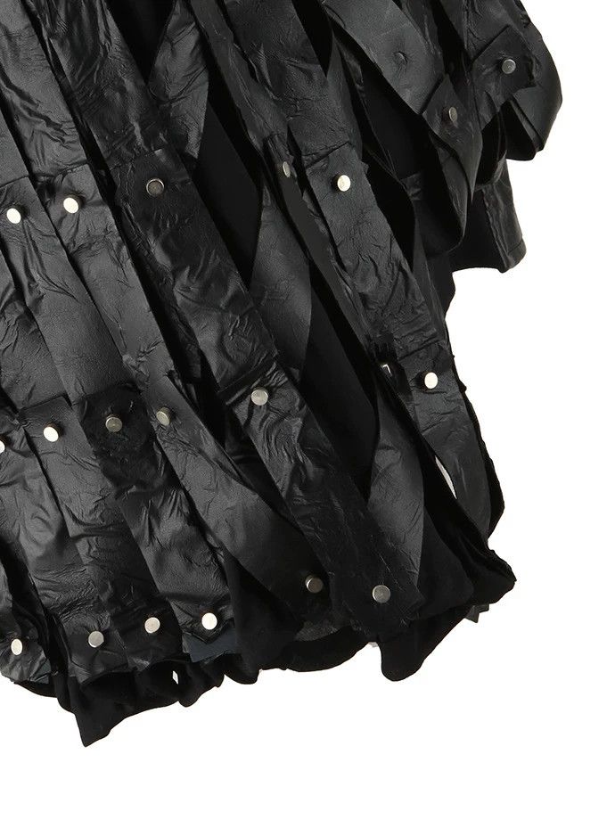 Comme des Garcons CDG Noir Kei Ninomiya Leather Zip Jacket Size US S / EU 44-46 / 1 - 5 Thumbnail