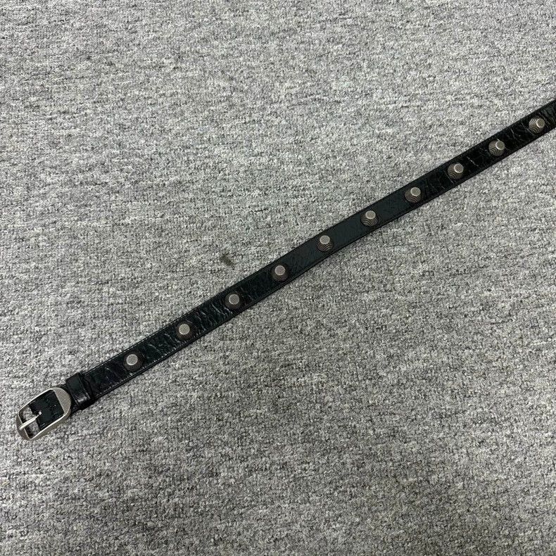 Balenciaga Balenciaga Le Cagole Studded Leather Belt Size ONE SIZE - 2 Thumbnail
