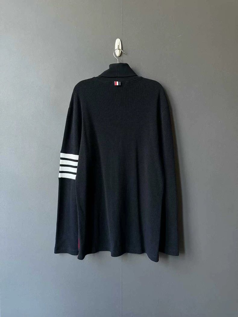 Thom Browne Thom Browne Mock Neck Waffle Knit Top Size US L / EU 52-54 / 3 - 2 Thumbnail