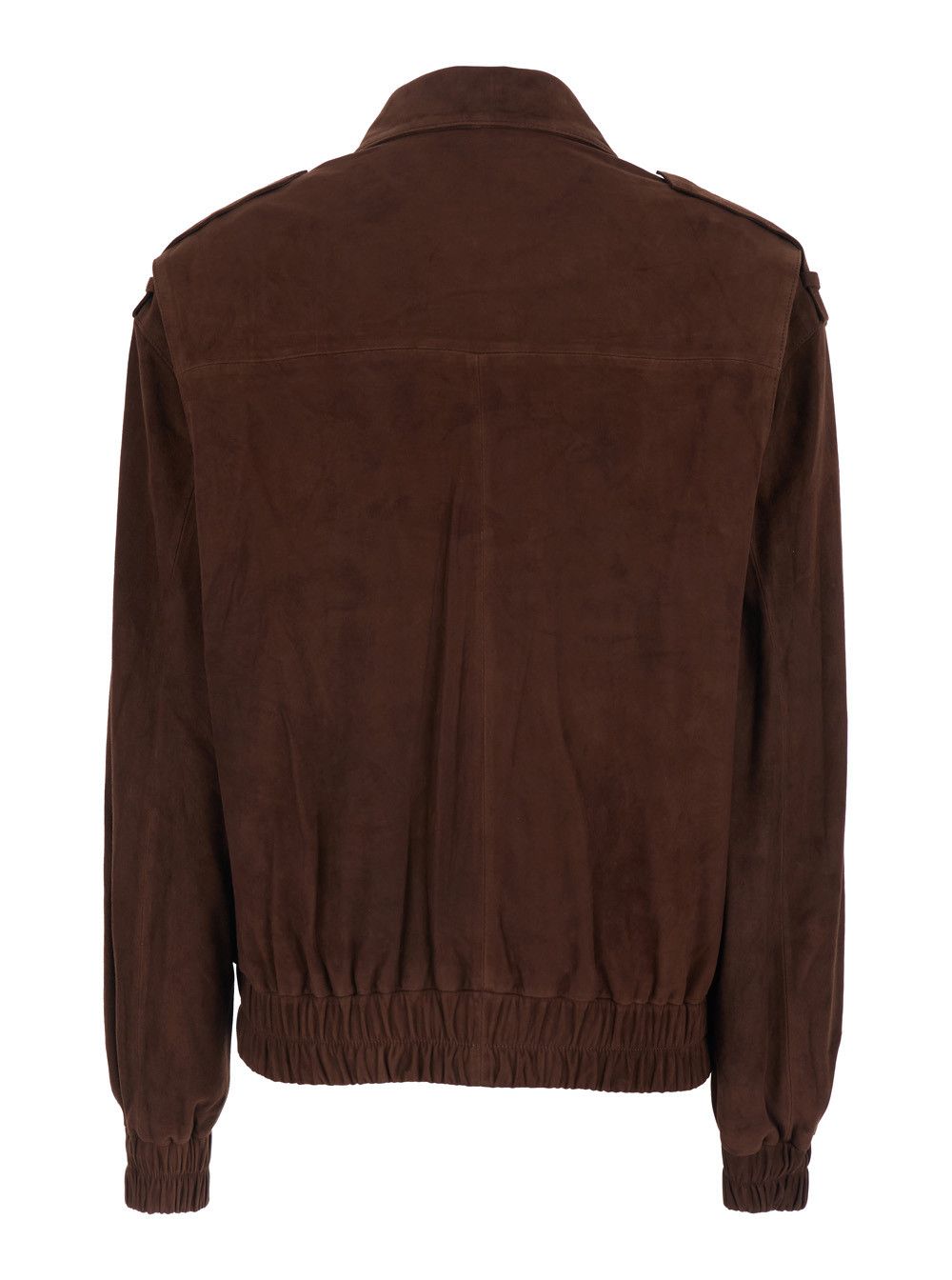 ARMA 'Halti' Brown Jackets with Patch Pockets on the Front and Elasticated Hems in Suede for Women Size M / US 6-8 / IT 42-44 - 2 Thumbnail