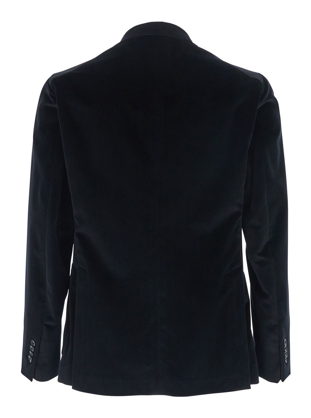 Tagliatore Black Single-Breasted Jacket with Peak Revers in Wool Blend Man Size US L / EU 52-54 / 3 - 2 Thumbnail