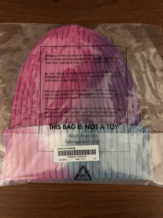 Supreme Supreme Over-dyed Beanie Pink Tie Dye | Grailed