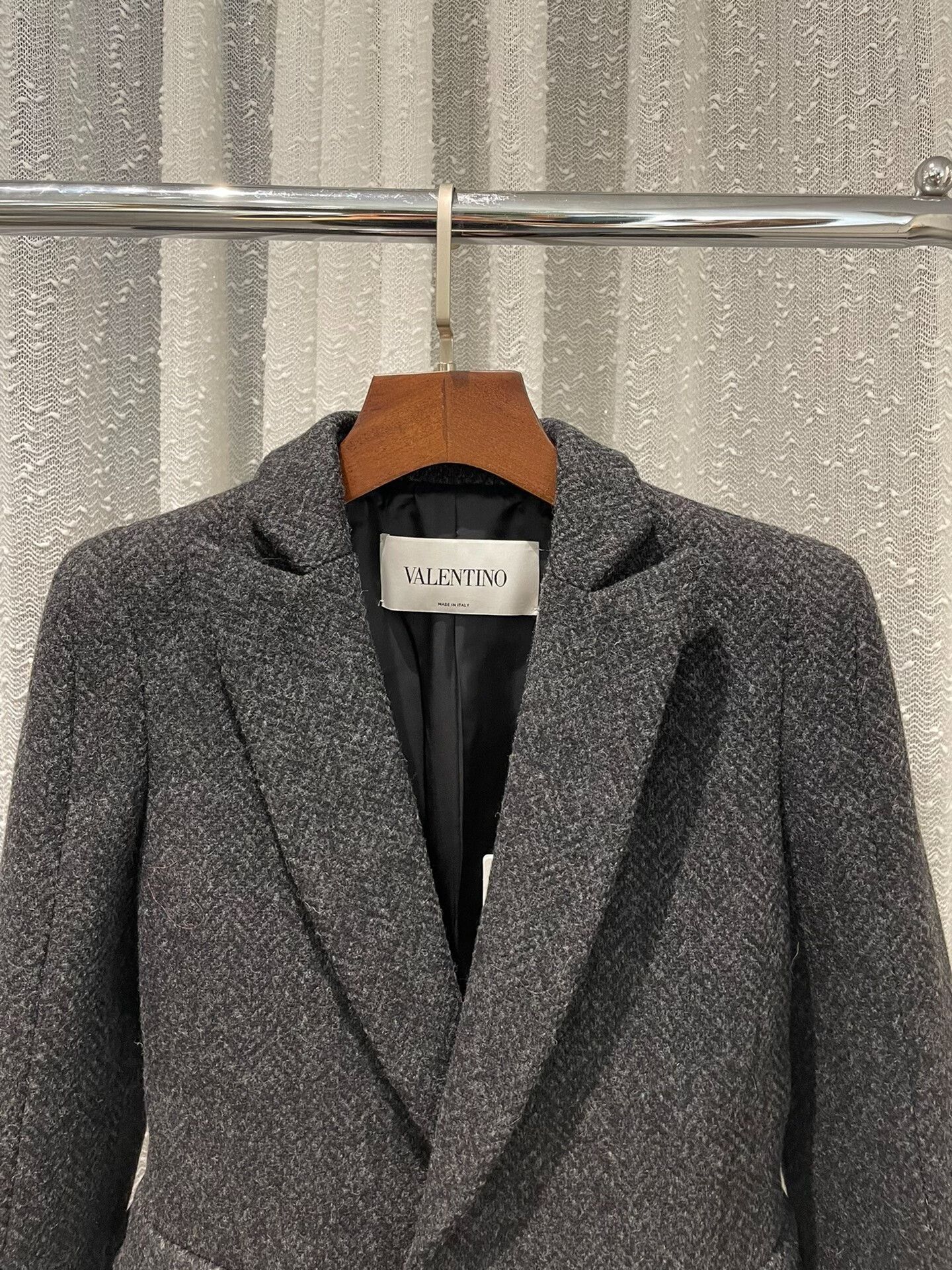 Valentino Vintage Valentino Wool Blend Winter Blazer Size US M / EU 48-50 / 2 - 2 Thumbnail