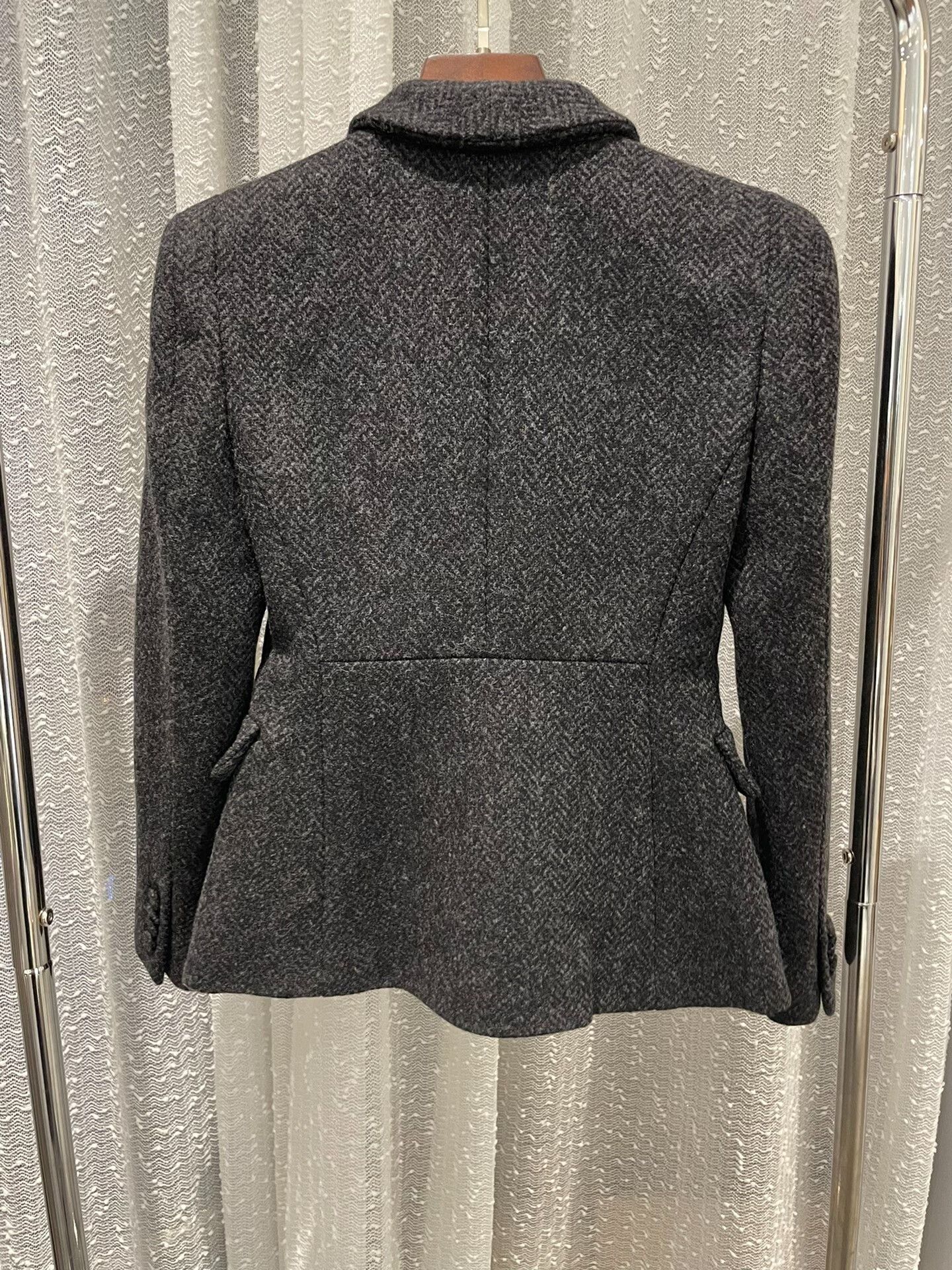 Valentino Vintage Valentino Wool Blend Winter Blazer Size US M / EU 48-50 / 2 - 4 Thumbnail