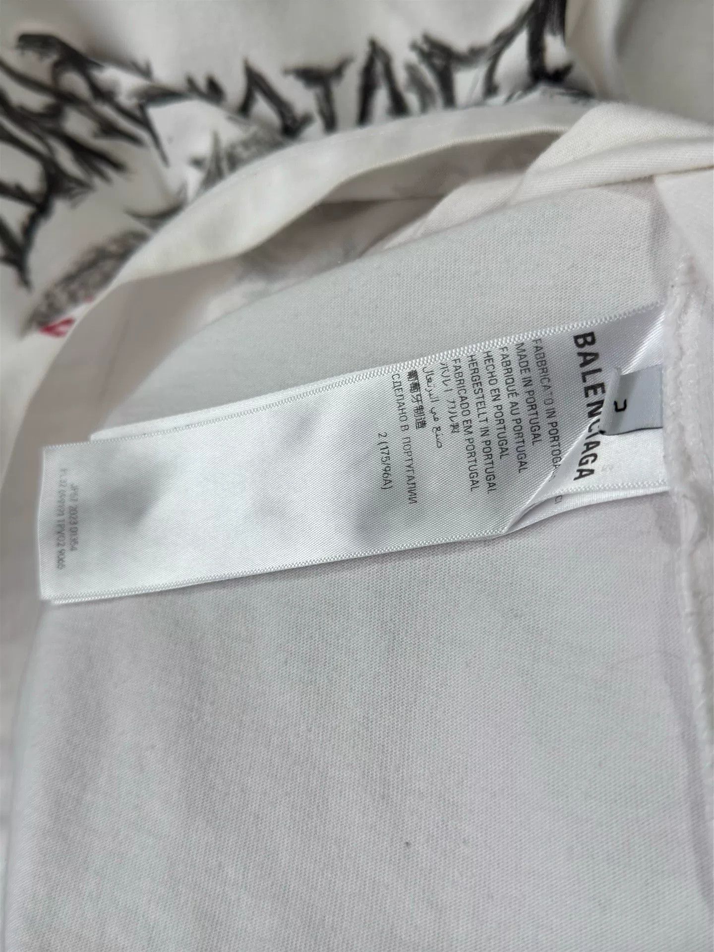 Balenciaga Balenciaga Graffiti Long Sleeve T-shirt Size US XXS / EU 40 - 7 Thumbnail