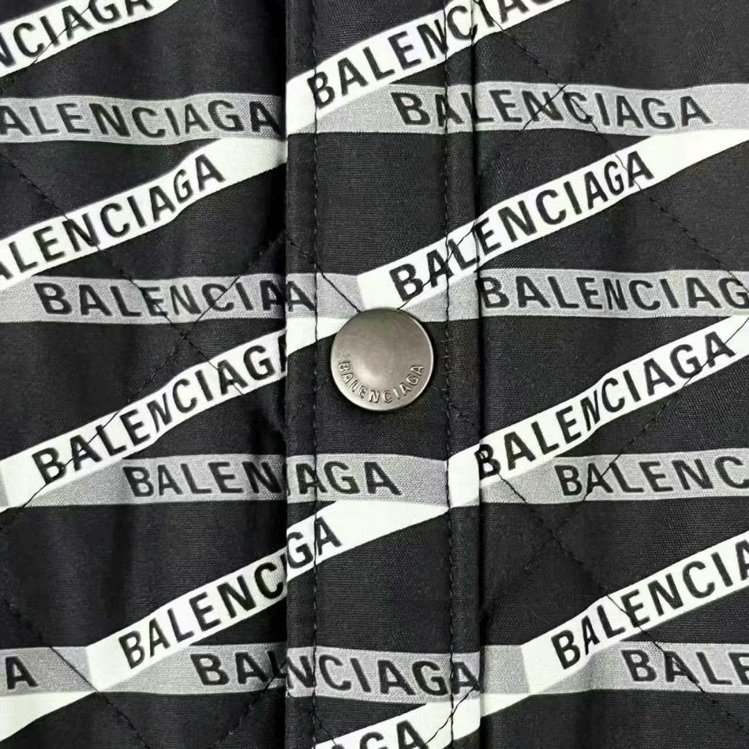 Balenciaga Balenciaga Striped Logo Light Jacket Size US M / EU 48-50 / 2 - 5 Thumbnail
