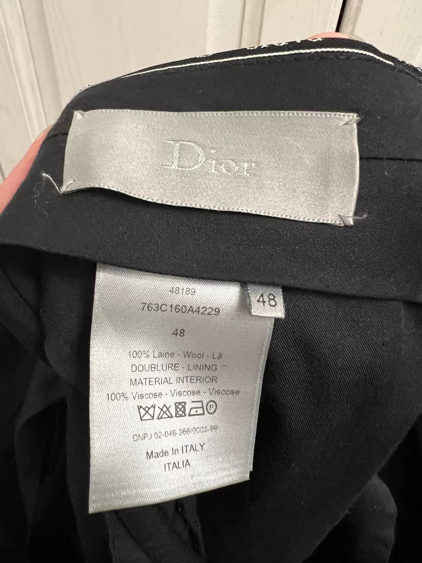 Dior Dior Monogram Wool Tailored Trousers Size US 38 / EU 54 - 5 Thumbnail