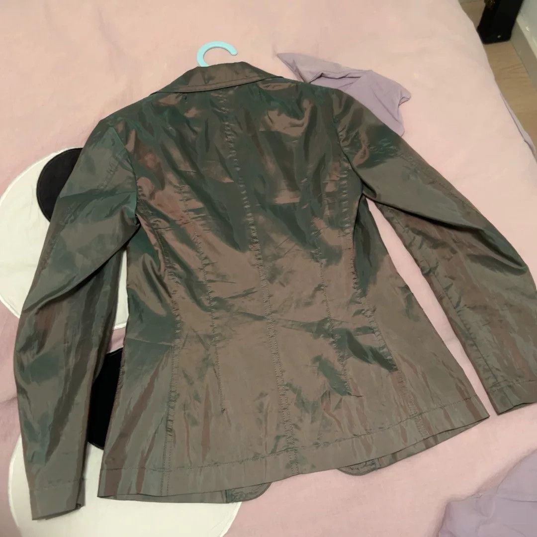 Junya Watanabe green vintage lightweight blazer from junya watanabe Size US S / EU 44-46 / 1 - 7 Thumbnail