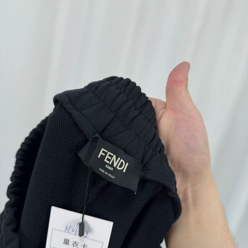 Fendi Fendi Black Monogram Shorts XS Size US 26 / EU 42 - 5 Thumbnail