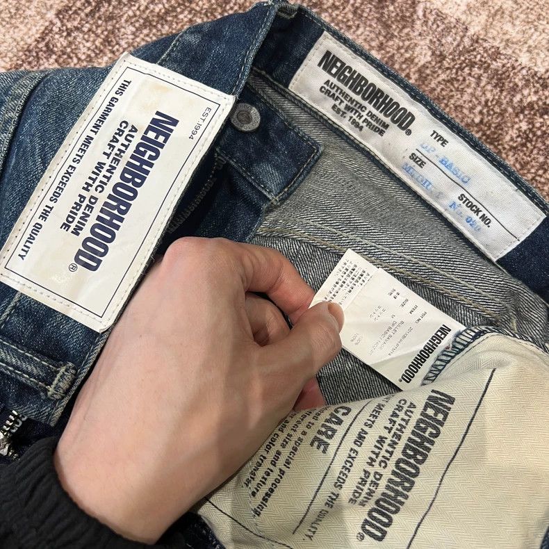 Neighborhood NEIGHBORHOOD 20SS Distressed Denim Jeans Size US 29 - 3 Thumbnail