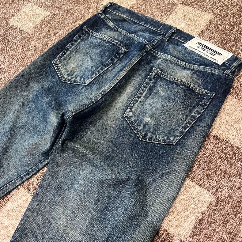 Neighborhood NEIGHBORHOOD 20SS Distressed Denim Jeans Size US 29 - 5 Thumbnail
