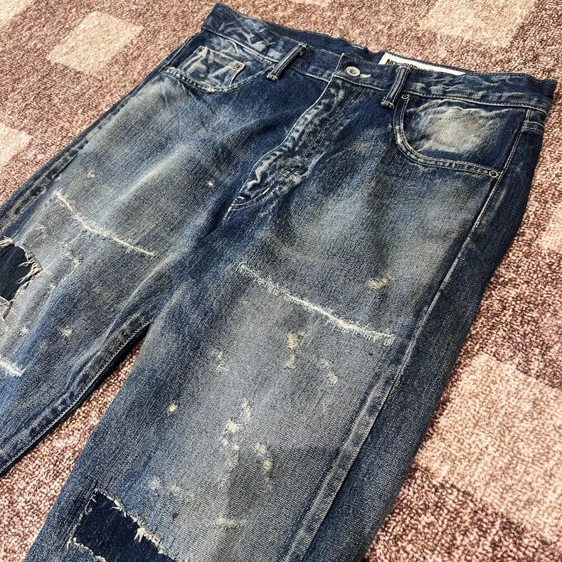 Neighborhood NEIGHBORHOOD 20SS Distressed Denim Jeans Size US 29 - 2 Thumbnail