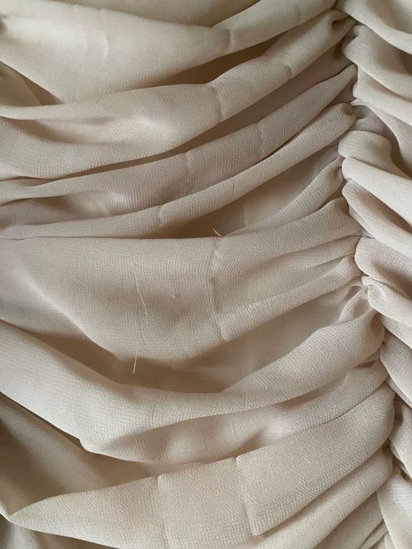Comme des Garcons COMME des GARCONS Beige Pleated Skirt Size US 26 / EU 42 - 4 Thumbnail